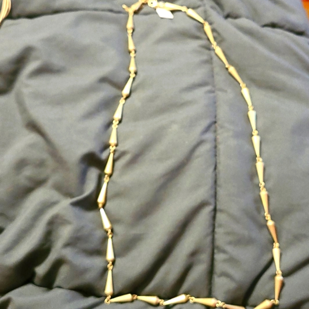 Gold color necklace